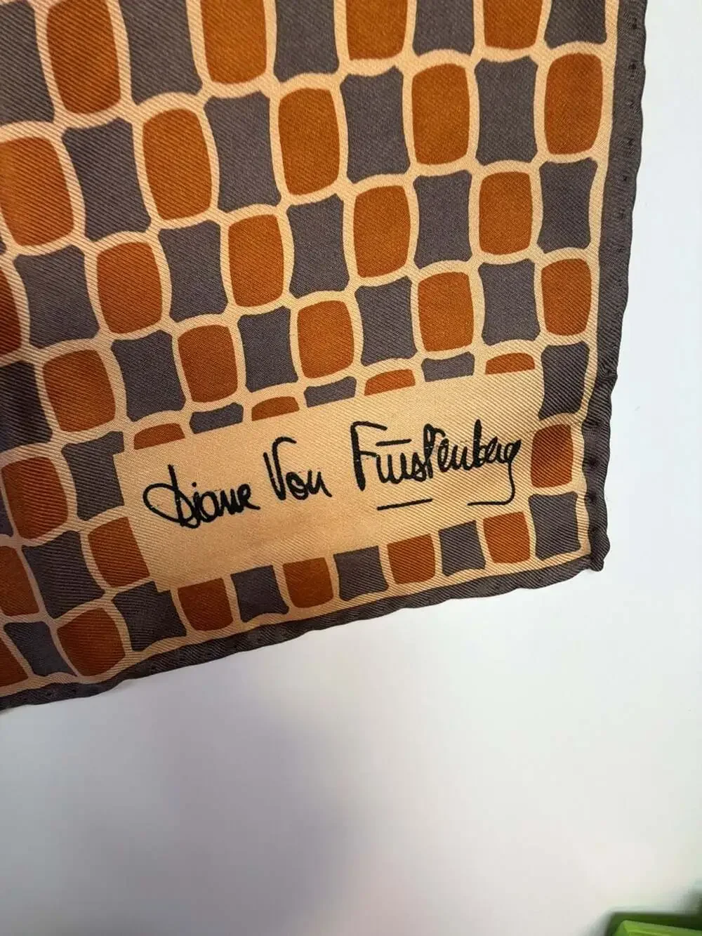 Vintage Diane Von Furstenberg for Baar‎ & Beards Silk Scarf